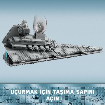 LEGO Star Wars İmparatorluk Yıldız Destroyeri 75394 – 10 Yaş ve Üzeri Çocuklar için Yıldız Gemisi Modeli İçeren Oyuncak Yapım Seti (1555 Parça)