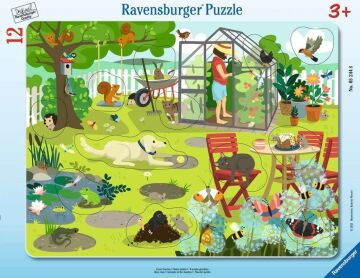 Ravensburger 12 Parçalı Büyük Çerçeveli Puzzle Bahçede