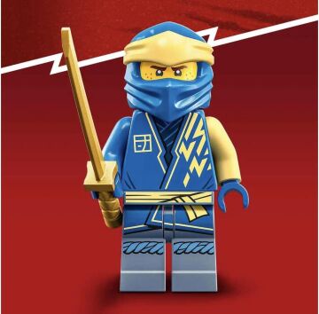 LEGO® NINJAGO® Jay’in Yıldırım Jeti EVO 71784-7 Yaş ve Üzeri Çocuklar için Ninja Uçağı ve Jay Minifigürü İçeren Yaratıcı Oyuncak Yapım Seti (146 Parça)