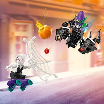 LEGO Marvel Örümcek Adam Yarış Arabası ve Venom Green Goblin 76279 – 7 Yaş ve Üzeri Süper Kahraman Seven Çocuklar için Yaratıcı Oyuncak Yapım Seti (227 Parça)