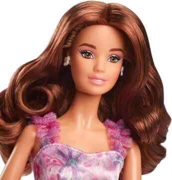 Barbie Doğum Günü Bebeği HJX01 - Kumral Barbie Hrm54