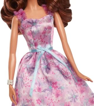 Barbie Doğum Günü Bebeği HJX01 - Kumral Barbie Hrm54