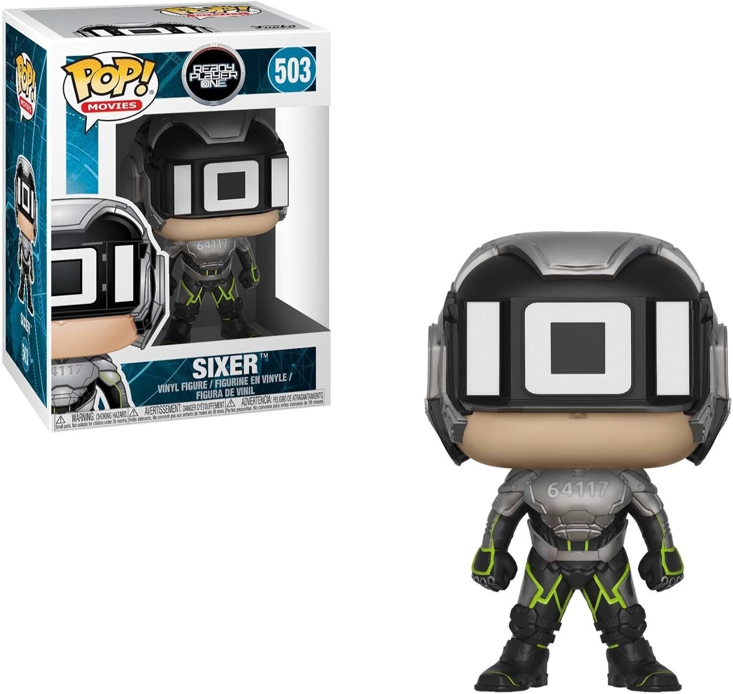 Funko 22057 S1 POP Vinylfigur: Ready Player One: Sixer, Multi