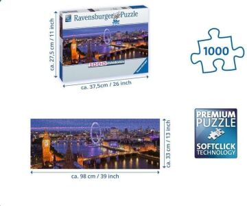 Ravensburger 1000 Parça Pan Puz Londra Gecesi