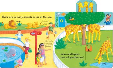 Busy Zoo: A Push, Pull, Slide Book