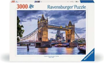 Ravensburger 3000 Piece Puzzle The Beautiful City Of London, Çok Renkli