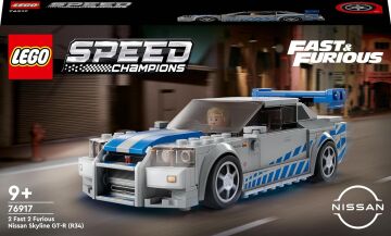LEGO® Speed Champions Daha Hızlı Daha Öfkeli Nissan Skyline GT-R (R34) 76917 (319 Parça)