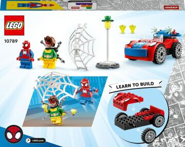 LEGO Marvel Örümcek Adam’ın Arabası ve Doktor Oktopus 10789-4 Yaş ve Üzeri Çocuklar İçin İki Minifigürlü Yaratıcı Oyuncak Yapım Seti (48 Parça)