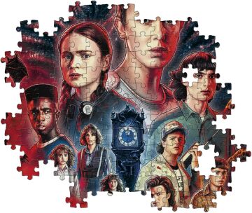 Clementoni - 1000 Parça Stranger Things Yetişkin Puzzle - 4 - 39686