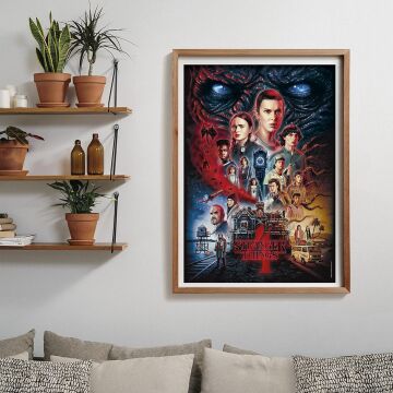 Clementoni - 1000 Parça Stranger Things Yetişkin Puzzle - 4 - 39686