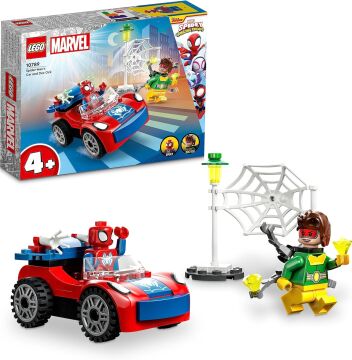 LEGO Marvel Örümcek Adam’ın Arabası ve Doktor Oktopus 10789-4 Yaş ve Üzeri Çocuklar İçin İki Minifigürlü Yaratıcı Oyuncak Yapım Seti (48 Parça)