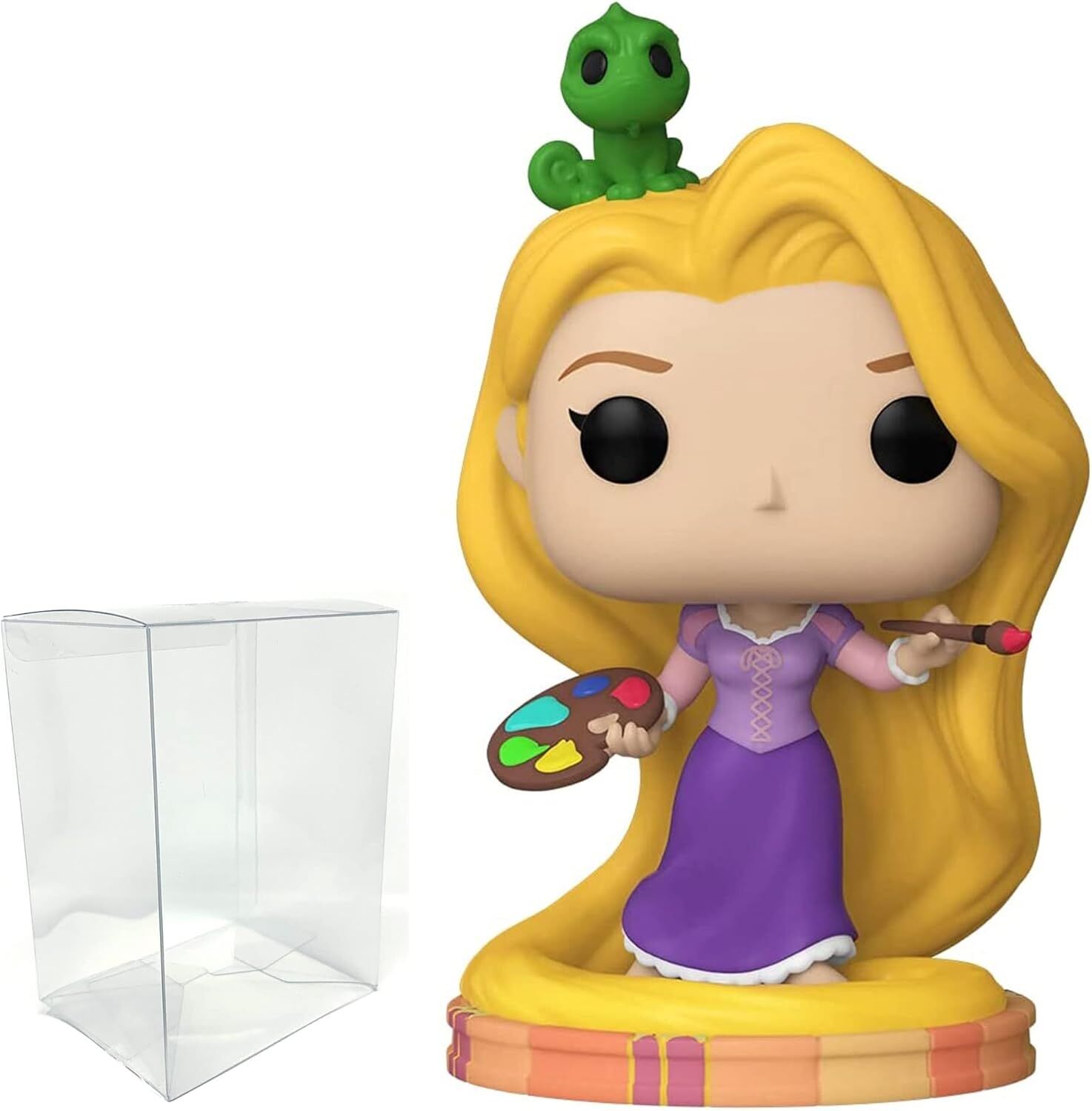 Visit the Funko Store Rapunzel Pop Koruyucu Paketi - Heykelcik 9,75 cm Klasik Karakter Ultimate Prenses Koleksiyonu PET Şeffaf Plastik Kılıf Koleksiyon Vinil Figürler için