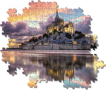 Clementoni - 1000 Parça High Quality Collection Yetişkin Puzzle - Mont Saint-Michel