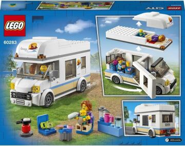 LEGO City Tatilci Karavanı 60283 - 5 Yaş ve Üzeri Çocuklar İçin 2 Minifigür İçeren Yaratıcı Oyuncak Yapım Seti (190 Parça)