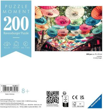Ravensburger 133079 200 Parçalı Puzzle Şemsiye