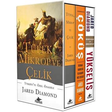 Tüfek, Mikrop ve Çelik Üçlemesi Kutulu Özel Set (3 Kitap Karton)