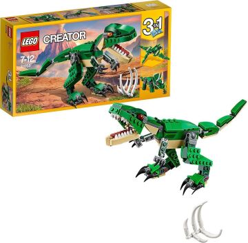 LEGO Creator Muhteşem Dinozorlar 31058-7 Yaş ve Üzeri Dinozorları Seven Çocuklar için Yaratıcı Oyuncak Yapım Seti (174 Parça)