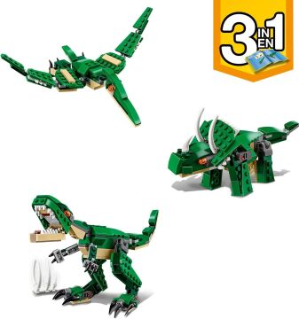 LEGO Creator Muhteşem Dinozorlar 31058-7 Yaş ve Üzeri Dinozorları Seven Çocuklar için Yaratıcı Oyuncak Yapım Seti (174 Parça)
