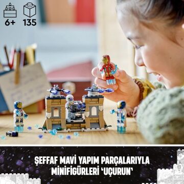 LEGO Marvel Iron Man ve Iron Ordusu, Hydra Soldier’a Karşı 76288 – 6 Yaş ve Üzeri Süper Kahraman Sevenler İçin Yaratıcı Oyuncak Yapım Seti (135 Parça)