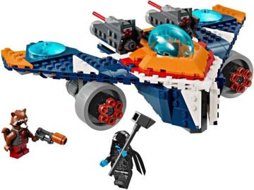 LEGO Marvel Rocket’in Warbird Aracı Ronan’a Karşı 76278 – 8 Yaş ve Üzeri Süper Kahraman Seven Çocuklar İçin İnşa Edilebilen Uzay Gemisi İçeren Yaratıcı Oyuncak Yapım Seti (290 Parça)