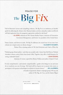 The Big Fix: Seven Practical Steps to Save Our Planet