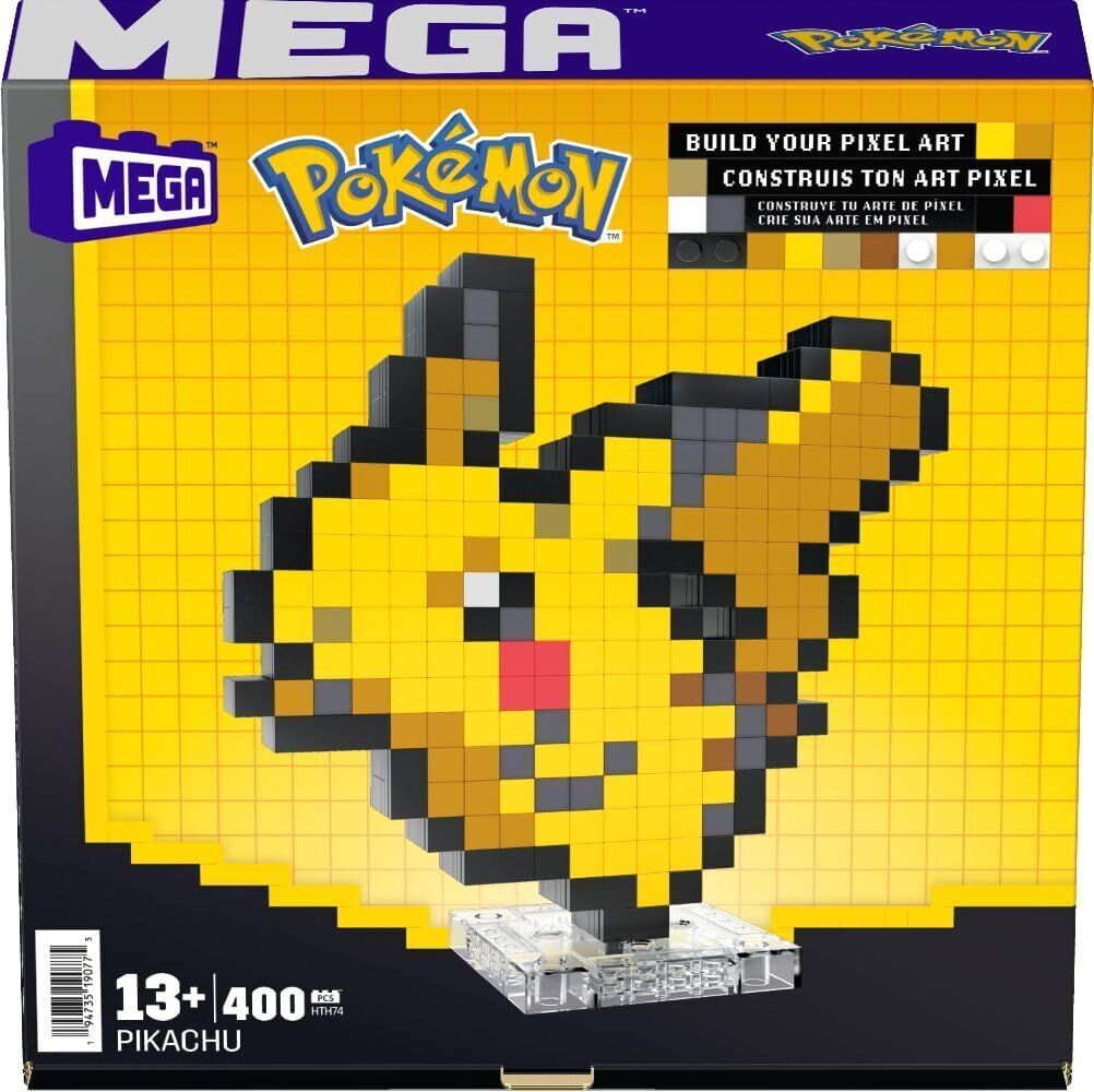 MEGA Pokémon Pikachu Pixel Sanatı
