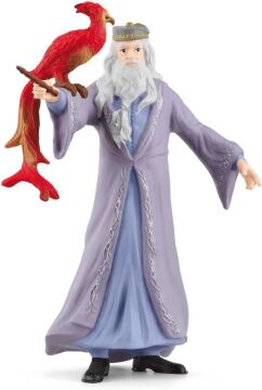 Schleich Harry Potter'ın Büyücü Dünyası 2 Parçalı Set, Albus Dumbledore ve Fawkes Figürleri ile 6 Yaş ve Üzeri Çocuklar için