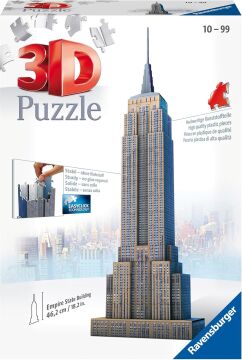 Ravensburger (125531) 3D Puzzle, Empire State Binası