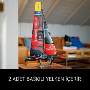 LEGO Technic Emirates Team New Zealand AC75 Yat 42174 - Yetişkinler için Yelkenli Tekne Modeli Yapım Seti (962 Parça)