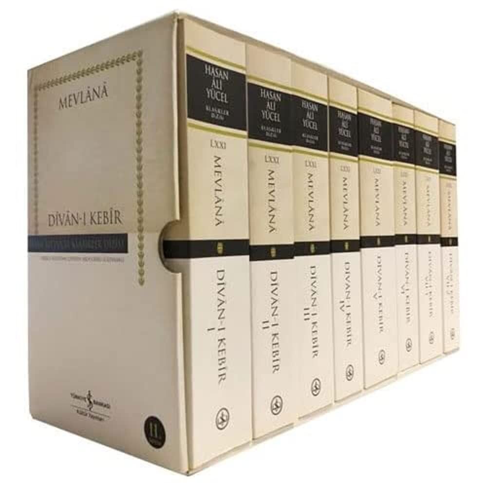 Divan-ı Kebir - 8 Cilt Takım: Hasan Ali Yücel Klasikleri