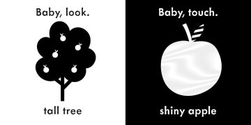 Baby Touch: My First Book: a black-and-white cloth book