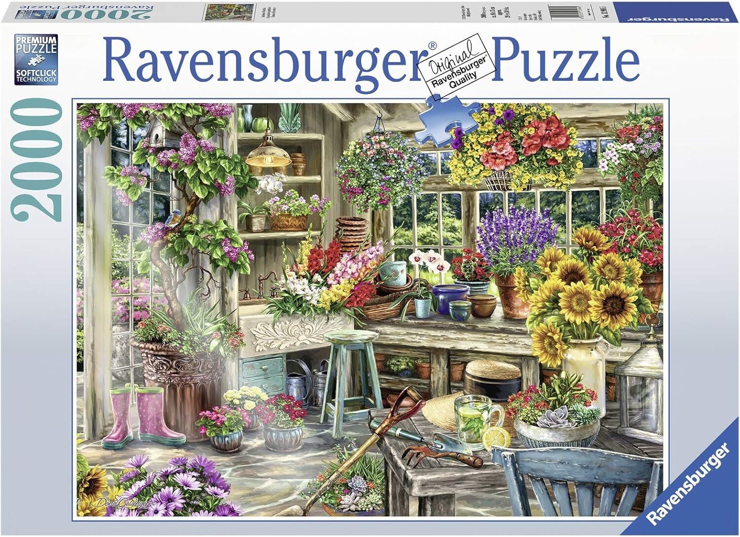 Ravensburger 2000 Parça Bahçıvanın Cenneti Puzzle