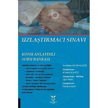 Uzlaştırmacı Sınavı Konu Anlatımlı Soru Bankası