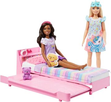 My First Barbie - İlk Barbie Bebeğim - Barbie'nin Yatağı Oyun Seti