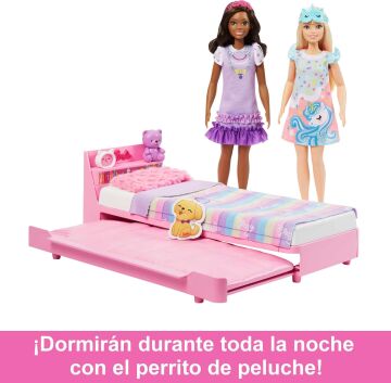 My First Barbie - İlk Barbie Bebeğim - Barbie'nin Yatağı Oyun Seti