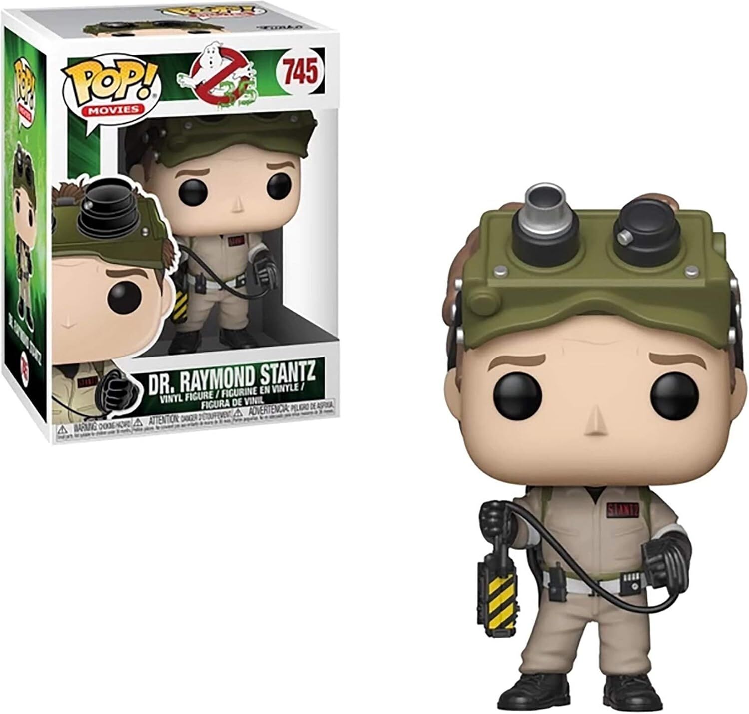 Funko 39336 POP! Vinyl: Ghostbusters: Dr. Raymond Stantz Sammelbares Spielzeug, Mehrfarben