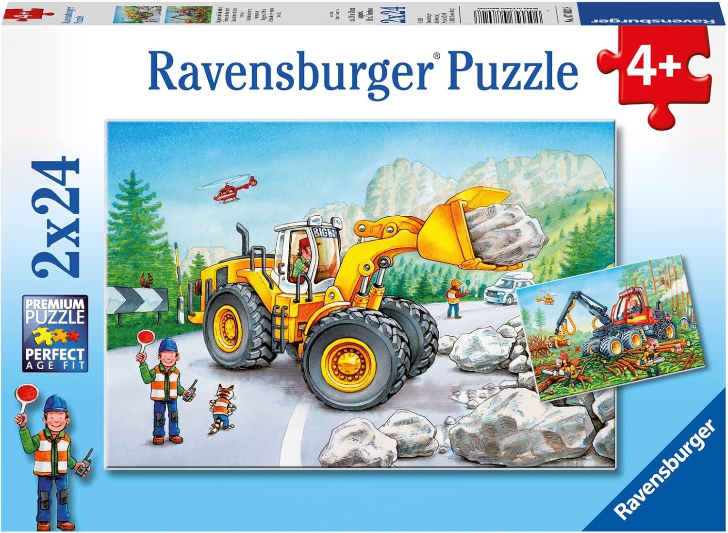 Ravensburger Puzzle 07802 – İş makinesi
