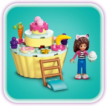 LEGO® Gabby's Dollhouse Kekedi ile Pasta Eğlencesi 10785-4 Yaş ve Üzeri Gabby's Dollhouse Hayranları için Küçük Oyuncak Mutfak İçeren Yaratıcı Oyuncak Yapım Seti (58 Parça)