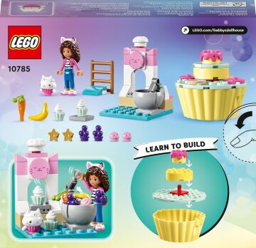 LEGO® Gabby's Dollhouse Kekedi ile Pasta Eğlencesi 10785-4 Yaş ve Üzeri Gabby's Dollhouse Hayranları için Küçük Oyuncak Mutfak İçeren Yaratıcı Oyuncak Yapım Seti (58 Parça)