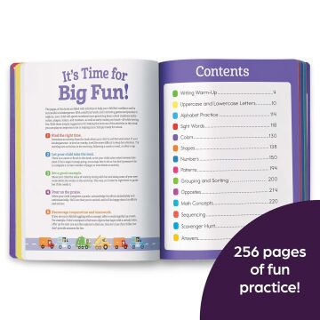 The Big Fun Kindergarten Activity Book: Build skills and confidence through puzzles and early learning activities!