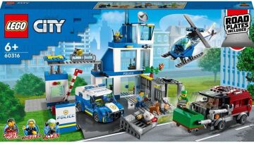 LEGO® City Polis Merkezi 60316-6 Yaş ve Üzeri Çocuklar için Oyuncak Yapım Seti (668 Parça)