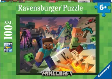 Ravensburger 100 Parçalı Puzzle Minecraft