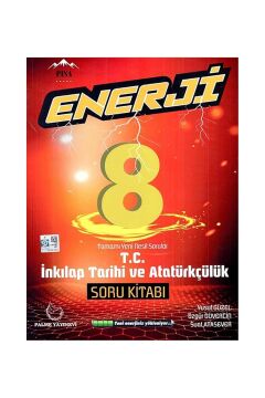 Palme Yayınları 8. Sınıf LGS T.C. İnkılap Tarihi ve Atatürkçülük Enerji Soru Kitabı Palme(Kapak farklılığı gösterebilir)