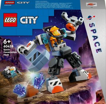 LEGO City Uzay İnşaat Robotu 60428-6 Yaş ve Üzeri Çocuklar için Uzay Aracı İçeren Yaratıcı Oyuncak Yapım Seti (140 Parça)