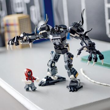 LEGO Marvel Venom Robot Zırhı Miles Morales’e Karşı 76276-6 Yaş ve Üzeri Süper Kahraman Seven Çocuklar için İnşa Edilebilen Yaratıcı Oyuncak Yapım Seti (134 parça)