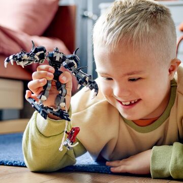 LEGO Marvel Venom Robot Zırhı Miles Morales’e Karşı 76276-6 Yaş ve Üzeri Süper Kahraman Seven Çocuklar için İnşa Edilebilen Yaratıcı Oyuncak Yapım Seti (134 parça)