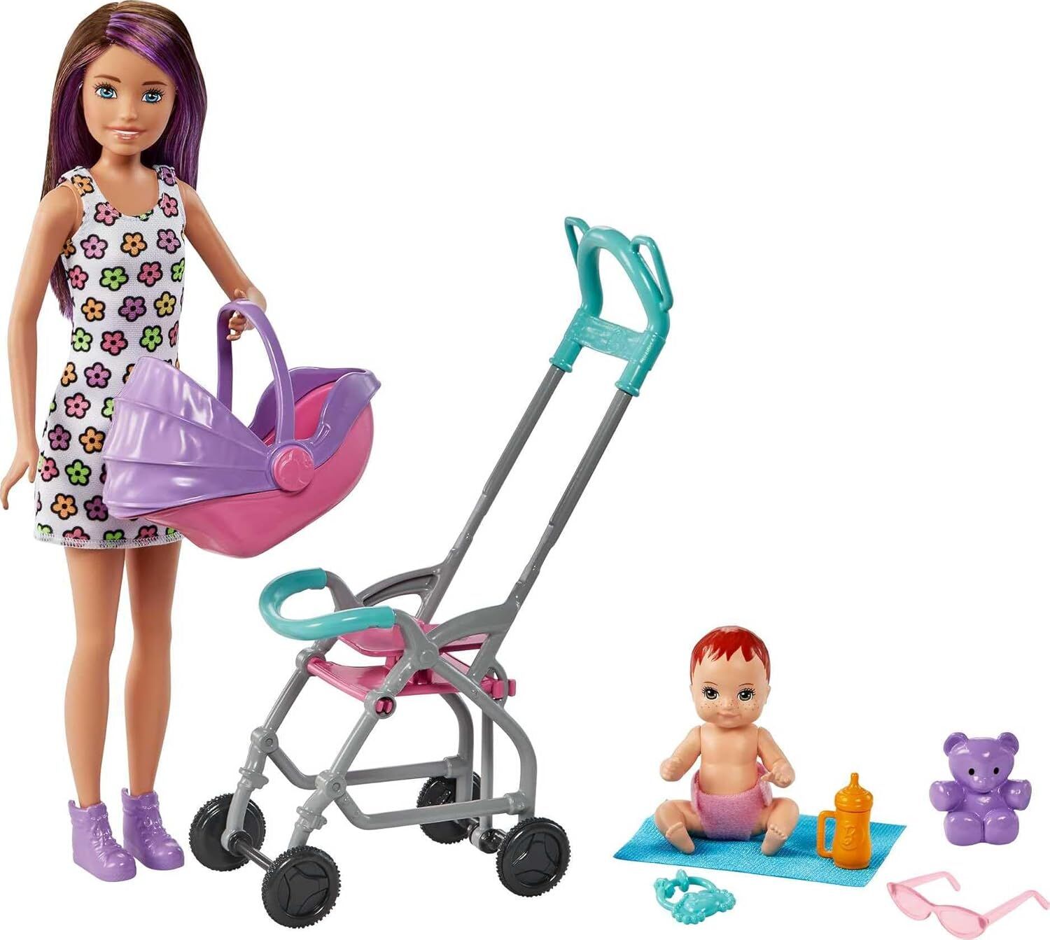 Barbie Bebek Bakıcısı Bebeği ve Aksesuarları Oyun Seti FHY97-GXT34