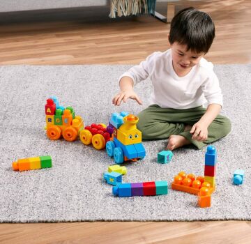 Mega Bloks Müzikli Alfabe Treni, 1 yaş ve üzeri, FWK22