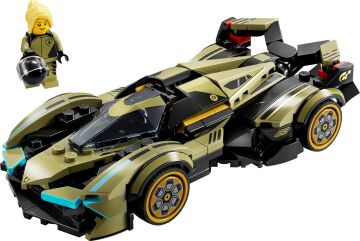 LEGO Speed Champions Lamborghini Lambo V12 Vision GT Süper Araba 76923, 10 Yaş ve Üzeri Araç Tutkunları İçin Yaratıcı Oyuncak Yapım Seti (230 Parça)