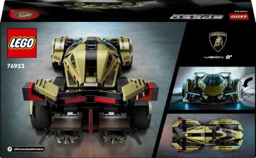 LEGO Speed Champions Lamborghini Lambo V12 Vision GT Süper Araba 76923, 10 Yaş ve Üzeri Araç Tutkunları İçin Yaratıcı Oyuncak Yapım Seti (230 Parça)